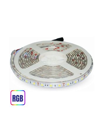 Striscia Strip LED RGB SMD5050 10W/M 60 LED/m 12V IP65 Prezzo al Metro