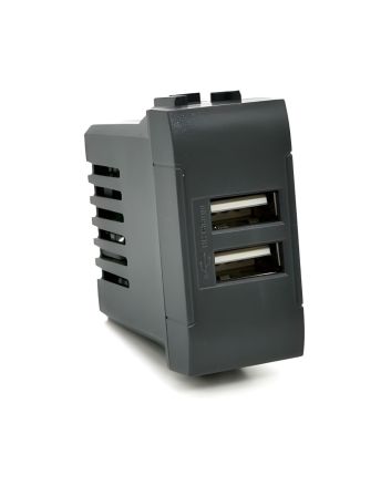 Presa USB Doppia 2A TOT-821-N Compatibile Living International