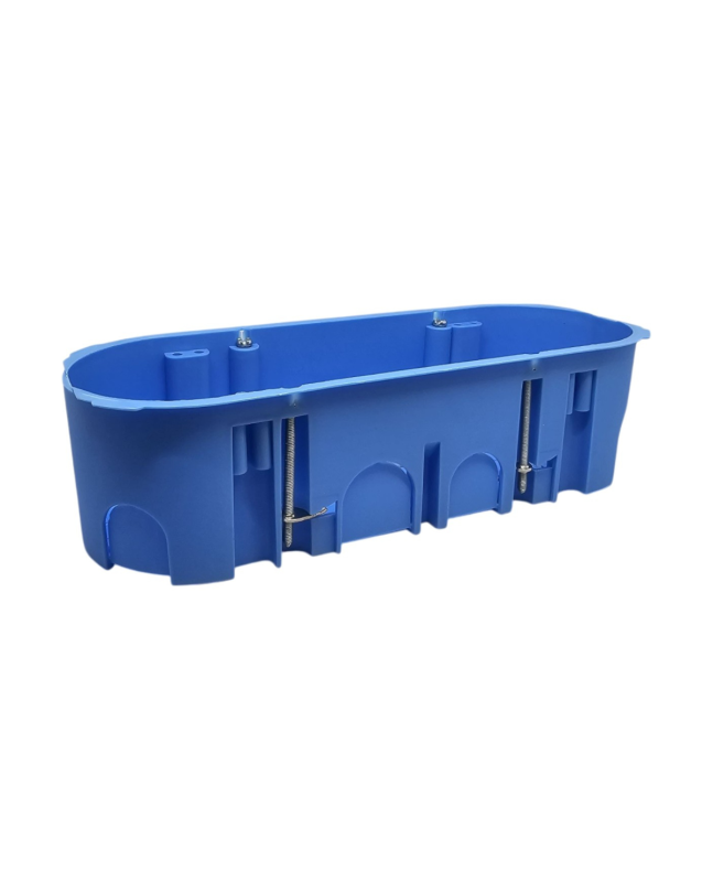 Cassetta Modulare 6/7 Posti Blu Cartongesso 2xØ68 IP20 FG10257 - FAEG