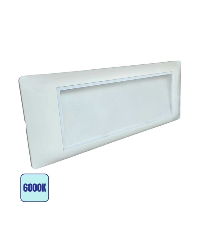 Lampada Emergenza LED 270 Lumen 4W da Incasso e Parete - Elettrocanali