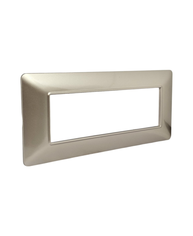 Placca 6 Posti Sabbia TOT-M8007-6 Compatibile Matix - Tot Electric