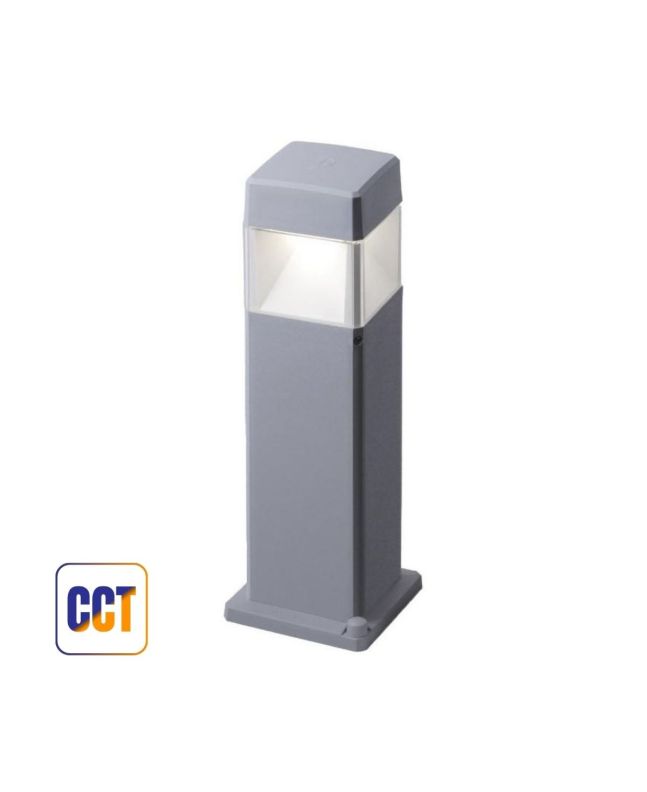 Paletto LED Elisa 500 Grigio GX53 7W CCT IP55 da Esterno - Fumagalli