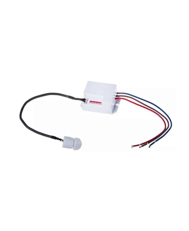 Sensore Movimento PIR 120–360° IP20 200 W Bianco – V‑TAC