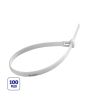 Fascette per Cavi 2,5x100mm 100 Pezzi Bianche Nylon66 - V-Tac