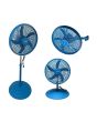 Ventilatore 3 in 1 Blu 130xØ50cm 75W Tavolo/Muro/Piantana - Coveri