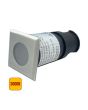Faretto LED Calpestabile 3W 3000K IP67 Quadrato Alluminio - Intec