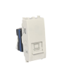 Presa Rete RJ45 Bianca TOT-627-B Compatibile Vimar Plana Tot Electric