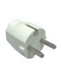 Spina Schuko 16A+T Bianca 250V 2P+T FG20507 - FAEG