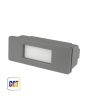 Segnapasso LED Nina 150 Incasso R7s Grigio 3,5W CCT IP55 - Fumagalli