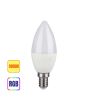 Lampadina LED RGB+4000K E14 4,8W C37 470lm con Telecomando - V-Tac