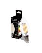 Lampadina LED E14 4W Luce Fredda 6500K 400lm Candela Filamento - V-TAC