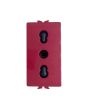 Presa Bivalente Rossa 16A 250V Compatibile Matix M518-R - Tot Electric