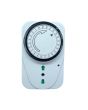 Timer Meccanico Giornaliero 16A 3500W Presa Bivalente - Nova Line