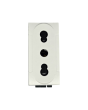 Presa Bivalente 16A 250V Bianca Compatibile Living International