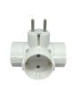 Adattatore Triplo Schuko 16A 2P+T Bianco 3 Prese FG28522  - FAEG
