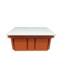 Scatola Derivazione Incasso 161x130x70mm IP40 con Coperchio - FAEG