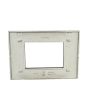 Placca 3 Posti Testa di Moro Compatibile Living Light - Tot Electric