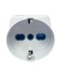 Adattatore Triplo Bianco 2P+T 16A 250V IP20 FG28514 - FAEG