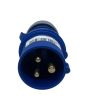 Spina Volante 2P+T 16A 220V IP44 Blu in Tecnopolimero - FAEG