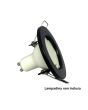 Portafaretto GU10 MR16 Rotondo Fisso Nero Opaco Ø80mm Mondo LED