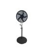 Ventilatore a Piantana Nero 130xØ50cm 75W 5 Pale - Coveri