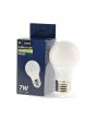 Lampadina LED E27 G45 7W Luce calda 3000K 630 Lumen LM7007 - Ledme
