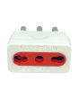 adattatore triplo plastica resistente