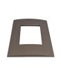 Placca Living Light finitura bronzo in policarbonato