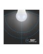 Lampadina SMD E27 5,5W Luce Fredda 6400K 470lm 180° G45 Sfera - V-Tac