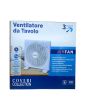 Ventilatore da Tavolo 5 Pale 45W Ø30cm 3 Velocità - Coveri