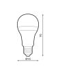 Lampadina LED E27 G45 7W Luce Fredda 6000K 630 Lumen LM7006 - M LEDME