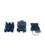 Set 100x Prese Mazzeri 16A 220-250V 3500W IP20 Nero - Friggeri