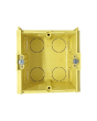 Scatola 2 Moduli da Incasso in Resina Gialla 502E - bTicino
