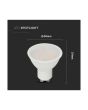 Faretto LED GU10 4,5W 4000K 400lm 100° Chip Samsung - V-Tac