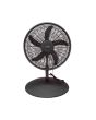 Ventilatore 3 in 1 Nero 130xØ50cm 75W Tavolo/Muro/Piantana - Coveri