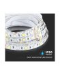 Striscia Strip LED 12V 8W/m 5m SMD RGB + 4000K 60 LED/m IP20 - V-TAC