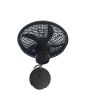 Ventilatore 3 in 1 Nero 130xØ50cm 75W Tavolo/Muro/Piantana - Coveri