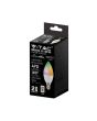 Lampadina LED RGB+4000K E14 4,8W C37 470lm con Telecomando - V-Tac