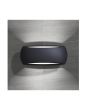 Applique LED Francy Nera IP66 E27 da Esterno CCT 8,5W - Fumagalli