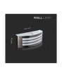 Applique LED Esterno E27 Max 15W VT-7680-7514 Grigio IP44V-TAC