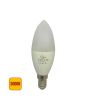 Lampadina LED E14 Candela 8W 3000K C37 - 800 Lumen, Alta Efficienza