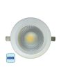 Faretto LED COB Tondo Incasso 12W con Trasformatore - 6000K