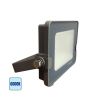 Faro LED Grigio Slim 10W IP65 Esterno - Luce Fredda 6000K