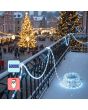 Tubo 20 Metri 480 LED Bianco Freddo IP44 8 Effetti - Nataluna