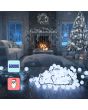Catena LED Ball 500 Luci 25m Bianco Freddo IP44 8 Effetti - Nataluna