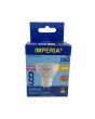 Lampadina LED GU10 7W 6000K Luce Fredda 580lm 110° SMD - Imperia