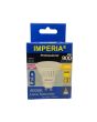Lampadina LED GU10 9W 3000K 900lm 120° - Imperia