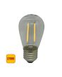 Lampadina LED E27 2W Filamento ST45 2700K Trasparente - Mondo-LED