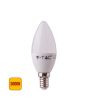 Lampadina LED E14 4,5W Candela 3000K 470lm 180° Chip Samsung - V-Tac