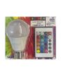 Lampadina LED E27 9W RGB+W a Goccia con Telecomando e Dimmer - Imperia